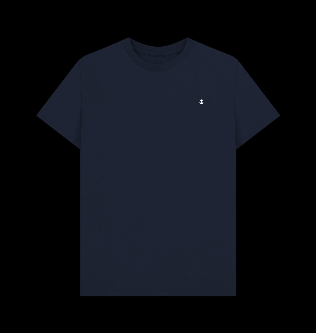 Navy Blue Printed T-shirt